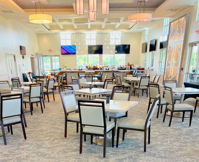 Country Club of Coral Springs  banquet hall - banquet furniture case study